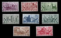 Delcampe - PORTUGAL. ** 675/82. Castillos. Mundifil Nº 664/71 (265€). Cat. 185 €. - Unused Stamps