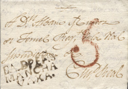 D.P. 23. 1806 (17 FEB). Carta De Valdepeñas A Ciudad Real. Marca Nº 1N. Rara. - ...-1850 Prephilately