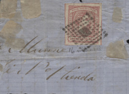 Ø 157. Correo Carlista Cataluña. Sobre Pequeño Fragmento De Carta. - Carlisti