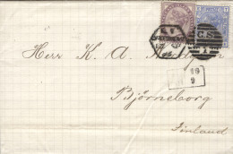 GRAN BRETAÑA. 1883. Carta Circulada De Londres A Björneborg (Finlandia). Matasellos De Llegada Al Dorso. Raro Destino. E - Lettres & Documents