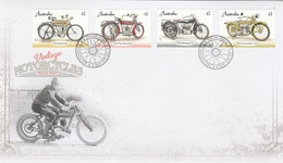 Moto Motorbike Motorcycling Motorrad Motocicletta FDC Kelecom 1904 Precision 1912 Whiting V4 1919 Invincible J.A.P. 1923 - Motorräder