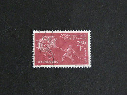 LUXEMBOURG LUXEMBURG YT 578 OBLITERE - PLAN SCHUMAN - Used Stamps