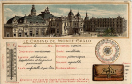 Souvenir De Monte Carlo - Litho - Sonstige & Ohne Zuordnung