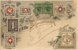 Briefmarken - Stamps - Litho - Postzegels (afbeeldingen)