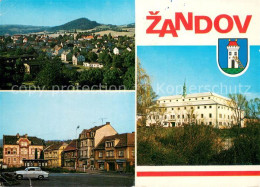 73785837 Zandov Ceske Lipy CZ Celkovy Pohled Namesti Barokni Zamek  - Tschechische Republik