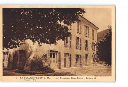 LA COLLE SUR LOUP - Hôtel Restaurant Beau Séjour - Très Bon état - Andere & Zonder Classificatie