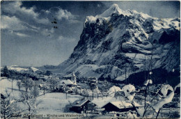 Grindelwald - Kirche Und Wetterhorn - Grindelwald