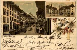 Gruss Aus Thun - Litho - Thun