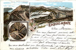 Souvenir Des Roches De Naye - Litho 1897 - Andere & Zonder Classificatie