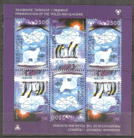 Belarus: Mint Block, Protection Of Polar Areas & Glaciers, 2011, Mi#Bl-83, MNH - Preserve The Polar Regions And Glaciers