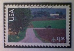 United States, Scott #C150, Used(o), 2012 Air Mail, Amish Horse And Buggy, $1.05, Multicolored - Used Stamps