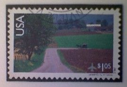 United States, Scott #C150, Used(o), 2012 Air Mail, Amish Horse And Buggy, $1.05, Multicolored - Usados