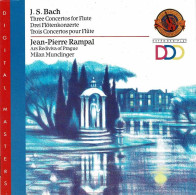 J. S. Bach. Jean-Pierre Rampal - Three Concertos For Flute. CD - Classica