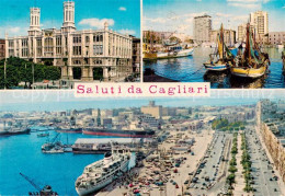 73785571 Cagliari Sardegna Fliegeraufnahme Palazzo Comunale - Il Porto  - Other & Unclassified