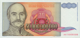 Yugoslavia P-136 50 Billion Dinara 1993 UNC - Joegoslavië