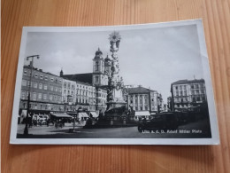 AK "LINZ AN DER DONAU - A. HITLER PLATZ 1940" SCHÖNE ALTE POSTKARTE VINTAGE ANTIK ANSICHTSKARTE HEIMAT SAMMLER ORIGINAL - Linz