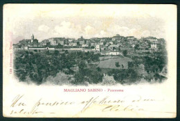 BF094 MAGLIANO SABINO - PANORAMA - RIETI - 1902 - Altri & Non Classificati