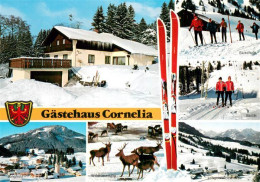 73785405 Jungholz Tirol AT Gaestehaus Cornelia Wintersportplatz Wildfuetterung L - Autres & Non Classés