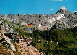 73785378 Oberstdorf Nebelhorn Gipfelhuette Mit Hochvogel Allgaeuer Alpen Oberstd - Oberstdorf