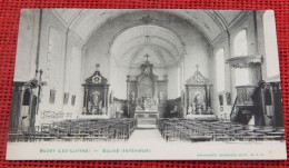 BUZET Lez LUTTRE  -   Eglise (intérieur)  -  1907 - Pont-a-Celles