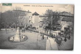 AUBENAS - Entrée De La Place Du Champ De Mars - Très Bon état - Aubenas