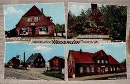 H1691 - Nessendorf Blekendorf - Gaststätte Drogerie Ehrenmal - Walter Jappe - Luetjenburg