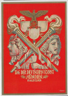 Europa - Deutschland-Drittes Reich - Postkarte  -    1939  -  Tag Der Deutschen Kunst , München - Weltkrieg 1939-45