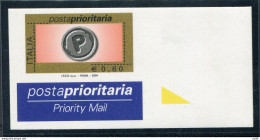 2004 Posta Prioritaria € 0,60 Varietà Senza Tracciatura E Fustellatura - Variétés Et Curiosités