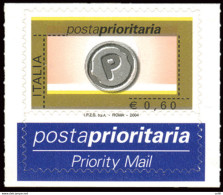 2004 Posta Prioritaria € 0,60  Varietà Colori Del Centro - Variedades Y Curiosidades