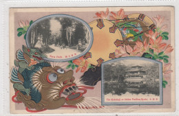 Issued By The Imperial Government Railways. Nara Park - The Golden Pavilion, Kyoto. * - Kyoto