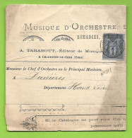 Cher - Charenton Sur Cher Pour Dunières (Haute Loire). MUSIQUE D'ORCHESTRE, D'HARMONIE Ou FANFARE - 1877-1920: Periodo Semi Moderno