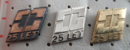 Elektroelement Izlake 25 Years Electrical Industry, Power Slovenia Ex Yugoslavia Pins - Trademarks