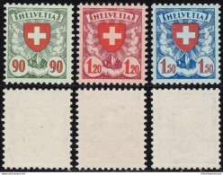 1924 SVIZZERA , N° 208b/210b  Stemmi MNH/** - Sonstige & Ohne Zuordnung