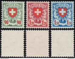 1924 SVIZZERA , N° 208b/210b  Stemmi MNH/** - Autres & Non Classés