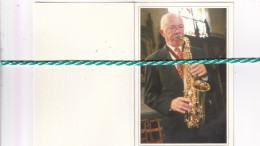 Roger Declercq-De Decker, Borgerhout 1919, Eeklo 2003. Muzikant, Musicus. Foto - Overlijden
