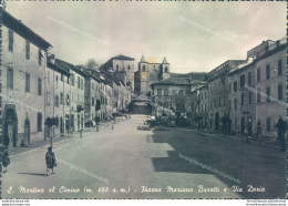 T450 Cartolina S.martino Al Cimino Piazza Mariano Buratti E Via Doria Viterbo - Viterbo