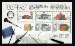 Canada 1987 Scott 1125A , CAPEX International Philatelic Exhibition Souvenir Sheet MNH - Nuevos