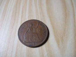 Grande-Bretagne - One Penny Elizabeth II 1961.N°482. - D. 1 Penny