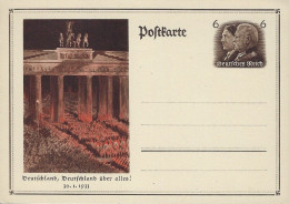 Europa - Deutschland-Drittes Reich - Postkarte  -    1933 - Oorlog 1939-45