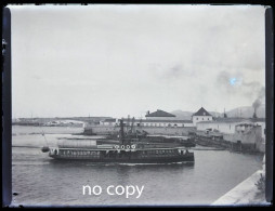 Photo - Plaque Verre - Glass Negative - Navire De Guerre - Port - France - 9x12 - Diapositivas De Vidrio