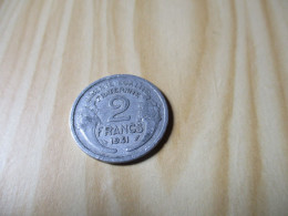 France - 2 Francs Morlon 1941 Alu.N°483. - 2 Francs