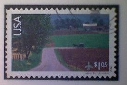 United States, Scott #C150, Used(o), 2012 Air Mail, Amish Horse And Buggy, $1.05, Multicolored - Gebraucht