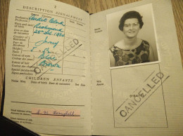Jersey Island British Passport 1964. Passeport , Reisepass - Documents Historiques