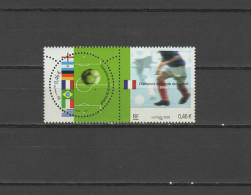France 2002 Football Soccer World Cup Set Of 2 MNH - 2002 – Corea Del Sud / Giappone