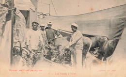 MARINE MILITAIRE FRANCAISE - LES BOEUFS A BORD - Guerra