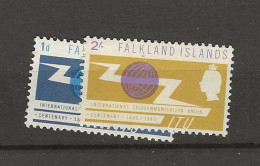 1965 MNH Falkland Islands  Mi 149-50 Postfris** - Falkland Islands