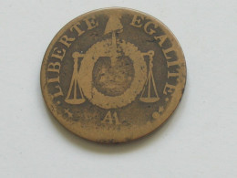 CONVENTION - 1 Sol Aux Balances    **** EN ACHAT IMMEDIAT ***** - 1792-1975 Nationale Conventie