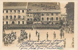 Masevaux Carte Photo Ceremonie Militaire Sur La Grande Place - Masevaux