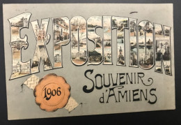 CPA AMIENS 80 Souvenir, Exposition 1906 - Amiens