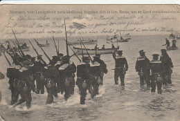 AK Matrosen, Vom Landgefecht Zurückkehrend - Marine - Feldpost VI. Matrosen Artl. Abtlg. Wilhelmshaven - 1915 (68962) - Weltkrieg 1914-18
